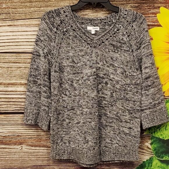 Sonoma mid Sleeve v- neck sweater Pre-owned - Picture 1 of 6